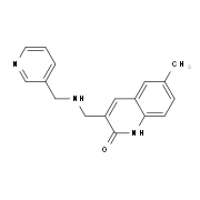6-Methyl-3-{[(pyridin-3-ylmethyl)-amino]-methyl}-1H-quinolin-2-one