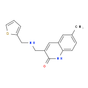 6-Methyl-3-{[(thiophen-2-ylmethyl)-amino]-methyl}-1H-quinolin-2-one