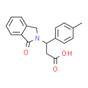 3-(4-Methylphenyl)-3-(1-oxo-1,3-dihydro-2H-isoindol-2-yl)propanoic acid