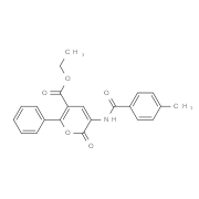 Ethyl 3-[(4-methylbenzoyl)amino]-2-oxo-6-phenyl-2H-pyran-5-carboxylate