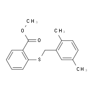 Methyl 2-[(2,5-dimethylbenzyl)sulfanyl]benzenecarboxylate