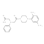 [{2-[4-(2,5-Dimethylphenyl)piperazin-1-yl]-2-oxoethyl}(phenyl)amino]acetic acid