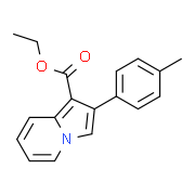 Ethyl 2-(4-methylphenyl)-1-indolizinecarboxylate