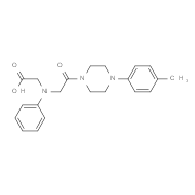 [{2-[4-(4-Methylphenyl)piperazin-1-yl]-2-oxoethyl}(phenyl)amino]acetic acid