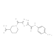 1-[(5-{[(4-Methylphenyl)amino]carbonyl}-1,3,4-thiadiazol-2-yl)carbonyl]piperidine-3-carboxylic acid