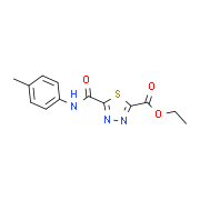 Ethyl 5-{[(4-methylphenyl)amino]carbonyl}-1,3,4-thiadiazole-2-carboxylate