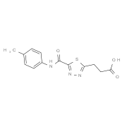 3-(5-{[(4-Methylphenyl)amino]carbonyl}-1,3,4-thiadiazol-2-yl)propanoic acid