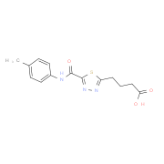 4-(5-{[(4-Methylphenyl)amino]carbonyl}-1,3,4-thiadiazol-2-yl)butanoic acid