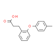 3-[2-(4-Methylphenoxy)phenyl]propanoic acid