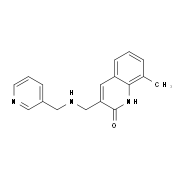 8-Methyl-3-{[(pyridin-3-ylmethyl)-amino]-methyl}-1H-quinolin-2-one