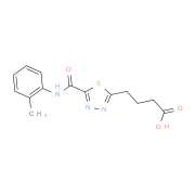 4-(5-{[(2-Methylphenyl)amino]carbonyl}-1,3,4-thiadiazol-2-yl)butanoic acid