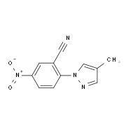 2-(4-Methyl-1H-pyrazol-1-yl)-5-nitrobenzonitrile