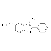 C-(3-Methyl-2-phenyl-1H-indol-5-yl)-methylamine