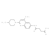 4-{[4-Methyl-2-(4-methylpiperidin-1-yl)quinolin-6-yl]amino}-4-oxobutanoic acid