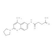 4-[(4-Methyl-2-pyrrolidin-1-ylquinolin-6-yl)amino]-4-oxobutanoic acid