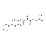 4-[(4-Methyl-2-piperidin-1-ylquinolin-6-yl)amino]-4-oxobutanoic acid