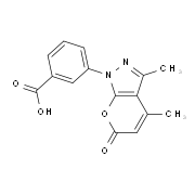 3-(3,4-Dimethyl-6-oxo-6H-pyrano[2,3-c]pyrazol-1-yl)-benzoic acid