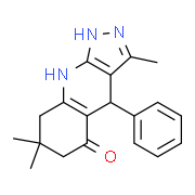 3,7,7-Trimethyl-4-phenyl-1,4,6,7,8,9-hexahydro-5H-pyrazolo[3,4-b]quinolin-5-one