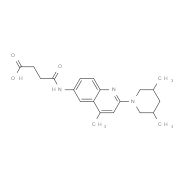 4-{[2-(3,5-Dimethylpiperidin-1-yl)-4-methyl-quinolin-6-yl]amino}-4-oxobutanoic acid