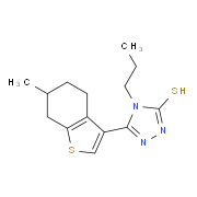5-(6-Methyl-4,5,6,7-tetrahydro-1-benzothien-3-yl)-4-propyl-4H-1,2,4-triazole-3-thiol