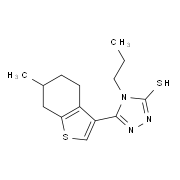 5-(6-Methyl-4,5,6,7-tetrahydro-1-benzothien-3-yl)-4-propyl-4H-1,2,4-triazole-3-thiol