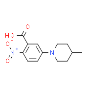 5-(4-Methylpiperidin-1-yl)-2-nitrobenzoic acid