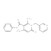 4-Methyl-2-phenyl-5-(pyridin-3-ylmethyl)-1H-pyrazolo[4,3-c]pyridine-3,6(2H,5H)-dione