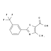 4-Methyl-2-[3-(trifluoromethyl)phenyl]-1,3-thiazole-5-carboxylic acid