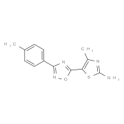 4-Methyl-5-[3-(4-methylphenyl)-1,2,4-oxadiazol-5-yl]-1,3-thiazol-2-amine