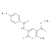 Methyl 6-methyl-3-[(4-methylbenzoyl)amino]-2-oxo-2H-pyran-5-carboxylate