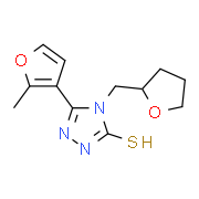 5-(2-Methyl-3-furyl)-4-(tetrahydrofuran-2-ylmethyl)-4H-1,2,4-triazole-3-thiol