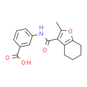 3-[(2-Methyl-4,5,6,7-tetrahydro-benzofuran-3-carbonyl)-amino]-benzoic acid
