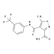 5-Methyl-4-{[3-(trifluoromethyl)anilino]carbonyl}-3-isoxazolecarboxylic acid