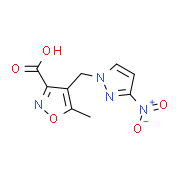 5-Methyl-4-[(3-nitro-1H-pyrazol-1-yl)methyl]-isoxazole-3-carboxylic acid