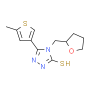 5-(5-Methylthien-3-yl)-4-(tetrahydrofuran-2-ylmethyl)-4H-1,2,4-triazole-3-thiol