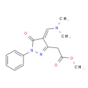 Methyl {(4E)-4-[(dimethylamino)methylene]-5-oxo-1-phenyl-4,5-dihydro-1H-pyrazol-3-yl}acetate