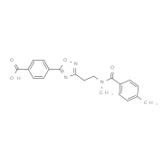 4-(3-{2-[Methyl(4-methylbenzoyl)amino]ethyl}-1,2,4-oxadiazol-5-yl)benzoic acid