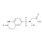 {Methyl[(2-oxo-1,2,3,4-tetrahydroquinolin-6-yl)-sulfonyl]amino}acetic acid