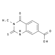 3-Methyl-4-oxo-2-thioxo-1,2,3,4-tetrahydroquinazoline-7-carboxylic acid