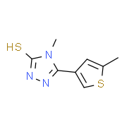 4-Methyl-5-(5-methylthien-3-yl)-4H-1,2,4-triazole-3-thiol