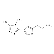 4-Methyl-5-(5-propylthien-3-yl)-4H-1,2,4-triazole-3-thiol