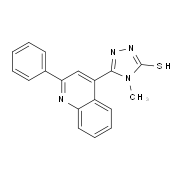 4-Methyl-5-(2-phenylquinolin-4-yl)-4H-1,2,4-triazole-3-thiol