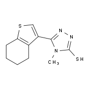 4-Methyl-5-(4,5,6,7-tetrahydro-1-benzothien-3-yl)-4H-1,2,4-triazole-3-thiol