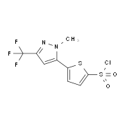 5-[1-Methyl-3-(trifluoromethyl)pyrazole-5-yl]-thiophene-2-sulfonyl chloride