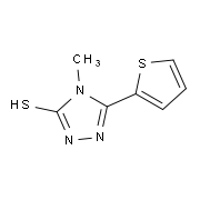 4-Methyl-5-thiophen-2-yl-4H-[1,2,4]triazole-3-thiol