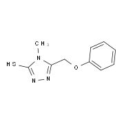 4-Methyl-5-(phenoxymethyl)-4H-1,2,4-triazole-3-thiol