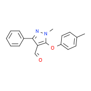 1-Methyl-5-(4-methylphenoxy)-3-phenyl-1H-pyrazole-4-carbaldehyde