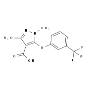 1,3-Dimethyl-5-[3-(trifluoromethyl)phenoxy]-1H-pyrazole-4-carboxylic acid