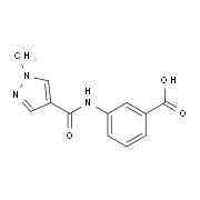 3-[(1-Methyl-1H-pyrazole-4-carbonyl)-amino]-benzoic acid