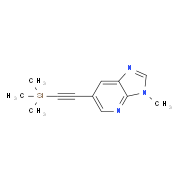 3-Methyl-6-((trimethylsilyl)ethynyl)-3H-imidazo-[4,5-b]pyridine